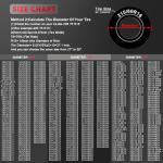 Comnova Tire Storage Cover - 600D Tire Cover for Trucks SUV Camper RV Trailer, Waterproof Heavy Duty Fade-Resistant Seasonal Spare Tire Storage Bags, Fits Tire Diameter 32 Inch Tire