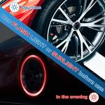 Tallew 20 Pcs Glow in The Dark Tire Valve Caps Fluorescent Valve Stem Caps Universal Car Tire Air Covers for Cars Motorcycles SUV Trucks Bikes Accessories, 5 Colors