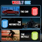 Tallew 20 Pcs Glow in The Dark Tire Valve Caps Fluorescent Valve Stem Caps Universal Car Tire Air Covers for Cars Motorcycles SUV Trucks Bikes Accessories, 5 Colors