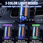 Smart Car Air Freshener, Car Air Freshener Diffuser, Rechargeable Car Aroma Diffuser, 3 Levels of Adjustable Intelligent Car Diffuser Men's Fragrance with 3 Bottles of Cologne