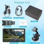 7 Inch GPS Navigator for Car, GPS Navigation System for Truck Commercial Drivers with 2025 US/CA/MX Offline Map Free Update, GPS for 7 Vehicles with POI Search, Voice Drive Guidance Red Light Warning