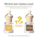 HoogaLife Car Air Freshener Diffuser 6 Pack Hanging Air Freshener - Vanilla Scents Car Freshener for Women, 45+ Days Long Lasting Fragrance Made in USA