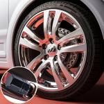 MEAJOO 8PCS Tire Valve Stem Caps, with Rubber O-Ring, Corrosion Resistant Leak-Proof, Aluminum Alloy Universal Wheel Valve Covers for Cars, SUV, Trucks, Bikes, Motorcycles, Bicycles(Black)