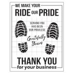 ToBeAce 100 Pcs Paper Floor Mats for Cars, Disposable Automotive Floor Mats for Car Detailing, Waterproof Car Paper Foot Pad Protectors for Auto Dealership, Detailing Service (White, 16"x20")