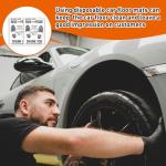 ToBeAce 100 Pcs Paper Floor Mats for Cars, Disposable Automotive Floor Mats for Car Detailing, Waterproof Car Paper Foot Pad Protectors for Auto Dealership, Detailing Service (White, 16"x20")