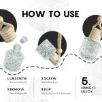 Veloz Car Air Freshener-Vanilla Mist Scent Car Fresheners Long Lasting Essential Oil Car Diffuser- Cute Car Accessories for Women Interior without Methyl Carbitol&Hexylene Glycol