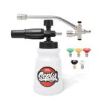 SEPLY Pressure Washer Foam Cannon, Dual Connector Snow Foam Blaster with 5 Spray Nozzle Tips, 1/4" Quick Connect Foam Lance, Double Tip Design for Car Washing