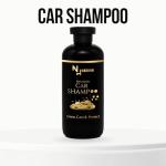 NASHHH Car Wash Shampoo for Auto Detailing Deep Cleansing, Glossy Shine High-Suds pH-Balanced Foaming Soap Safe for Wax & Sealants, Works with Foam Cannons & Bucket Wash 300 ml (Pack of 1) Black