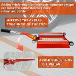 DESEQPT Upgraded Portable Effortless Tire Jack Tool with Roller Plate and Double Ramp, Removable Handle with Screw [Roller + Separate Ramp Version]