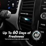 Refresh Your Car Air Freshener Vent Sticks, Lightning Bolt / Ice Storm Scent, 6 Pack