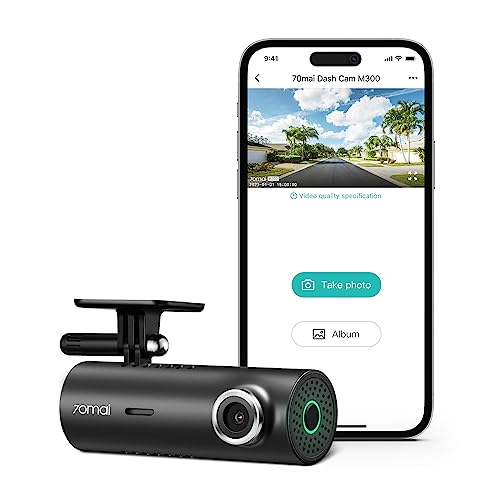 70mai M300 Smart Dash Cam with WiFi and Night Vision