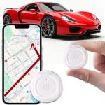 GPS Tracker for Vehicles,Mini Portable GPS Tracker Hidden Magnetic Tracker Real-Time Tracking Global Coverage for Car,Pets,Elderly,and Kids No Subscription No Monthly Fee No SIM Card Required