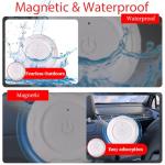 GPS Tracker for Vehicles,Mini Portable GPS Tracker Hidden Magnetic Tracker Real-Time Tracking Global Coverage for Car,Pets,Elderly,and Kids No Subscription No Monthly Fee No SIM Card Required