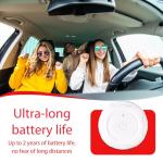 GPS Tracker for Vehicles,Mini Portable GPS Tracker Hidden Magnetic Tracker Real-Time Tracking Global Coverage for Car,Pets,Elderly,and Kids No Subscription No Monthly Fee No SIM Card Required
