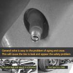 Sports Designed tire Valve stem caps,4 Pack Car Tire Air Caps Cover-car Accessories with Aluminum Alloy Valve stem caps for Car Truck SUV Motorcycle Bike. (for Blue br)