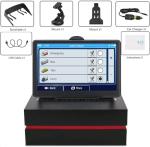 7 Inch GPS Navigaton for Car Truck RV, 2025 Latest Map GPS for Car with Free Lifetime Updates, Voice Guidance, Speed Alerts, Custom Routing, HD Touchscreen (Black)