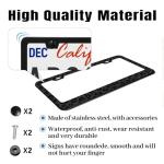 Black Leopard Print License Plate Frame Cheetah Animal Print License Plate Holder for Car Accessories for Car Decor Fits Standard Us Vehicles Size 12 x 6 Inches with Screws