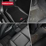 Rubbermaid Car Mat Full Set All-Weather Heavy-Duty 4 Pieces– Trim-to-Fit Universal Car Mats Full Set – Waterproof Rubber Floor Liners for Most Trucks, SUVs, Vans, and Sedans-Gray