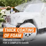 Armor All 2-in-1 Foam Cannon Kit, Car Cleaning Kit Connects to Power Washers and Garden Hoses for Vehicle Cleaning, Includes Foam Cannon, Foam Applicator and Ergonomic Adaptor, 1 count
