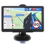 GPS Navigator for Car Truck RV, 7 Inch Touch Screen, Latest 2025 Maps for Car GPS, Support Voice Turn-by-Turn Guidance, Speed and Red Light Warning, Custom Truck Routing