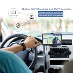 GPS Navigator for Car Truck RV, 7 Inch Touch Screen, Latest 2025 Maps for Car GPS, Support Voice Turn-by-Turn Guidance, Speed and Red Light Warning, Custom Truck Routing