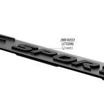 License Plate Frame – Stealth Black Powder Coat UV Resistant Rust-Proof Steel Plate Holder - One Piece - Compatible with F SPORT IS ES RC RX LX GS LC F-SPORT (3D RAISED LETTER with MOUNTING HARDWARE)