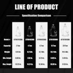 YELLOW JACKET 20 Ton Bottle Jack, Heavy-Duty Hydraulic Welded Bottle Jack, Black