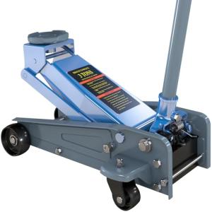LARBANKE Floor Jack,3 Ton Capacity Fast Lift,Carbon Steel with Wheels car Jack,Heavy Car Floor Jack Max Lift Height 18.15",Providing Stable Support for Various Cars,Blue