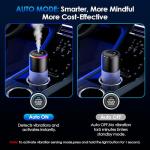 Klomsuw Car Air Freshener, Smart Car Air Freshener,car Diffuser with 150 ML (5oz) Capacity Multi-fragrance,RGB Music Syncing Light, Auto On/Off (Cologne)