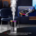 Klomsuw Car Air Freshener, Smart Car Air Freshener,car Diffuser with 150 ML (5oz) Capacity Multi-fragrance,RGB Music Syncing Light, Auto On/Off (Cologne)