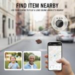 No Subscription Mini GPS Tracker for Vehicles Work with Find My(iOS Only) Magnetic Case Real Time Tracker Tag Hidden Car Location Tracking Device Global Coverage No Monthly Fee or SIM Card Required