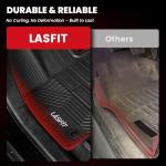 LASFIT Floor Mats&Trunk Mat for Toyota RAV4 2019-2025(Not Fit Hybrid) All Weather TPE Mats Custom Fit for Floor Liner for Toyota RAV 4 LE/XLE/Limited/TRD/Adventure Front and Rear 2 Row Car Mats,Black