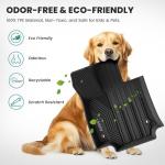 LASFIT Floor Mats&Trunk Mat for Toyota RAV4 2019-2025(Not Fit Hybrid) All Weather TPE Mats Custom Fit for Floor Liner for Toyota RAV 4 LE/XLE/Limited/TRD/Adventure Front and Rear 2 Row Car Mats,Black