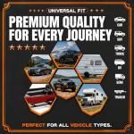 Tire Covers Sets of 2 for RV,Truck,SUV,Trailer Camper,MPV and Van,Heavy Duty Waterproof 600D Oxford Fabric Trailer Tire Wheel Protector Covers,Universal Fits 26-29 Inch Tires Diameter,Black