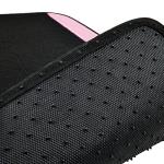CAR PASS Jelly Waterproof Universal Fit Car Floor Mats, Girly Car Carpet Mats with Anti-Slip Nibbs Backing & Driver Heel Pad Fit for SUV, Vans, sedans, Cute car mats of 4pcs for Women (Pink)