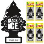 LITTLE TREES Black Ice Car Air Fresheners - 24 Pack