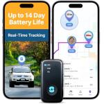 Spy Tec Atlas GPS Tracker for Vehicles & Kids | Up to 14-Day Battery Life | Geofencing, Portable Real Time Mini GPS Car Tracker w/Lifetime Support | Subscription Required