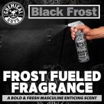 Chemical Guys AIR_224_04 Black Frost Air Freshener and Odor Eliminator, (Great for Cars, Trucks, SUVs, RVs, Home, Office, Dorm Room & More) 4 fl oz