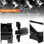 Heavy Duty Scissor Jacks for Car Set,Portable Car Jack Kit Lifts Heights of 3.93 to 15.35 Inch,2 Ton 4409 lbs Tire Jack Kit for Cars with Tire Wrench & Ratchet Wrench