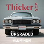 Matte Black License Plate Frames - Airxwills License Plate Covers, 2 Packs Universal Aluminum Tag Frame for License Plate for Front and Rear Car Tag.