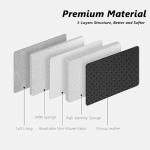 Coverado Seat Covers, Car Seat Covers Full Set, White Car Seat Cover, Car Seat Cushion Waterproof, Front Seats Back Seat Covers, Luxury Seat Cover Car Seat Protector Universal Fit Most Cars