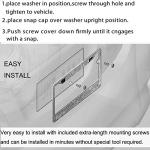 Shering Bling License Plate Frame, 2 Pack License Plate Frame with Premium Gift Box for Women,Rhinestone License Plate Frames with 1200pcs Rhinestones(Sliver Rhinestone)