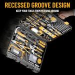 GRENPRO 239PCS Tool Set Tool Kit For Home, Basic Household Automotive Motorcycle Car Tool Kits, Portable Plastic Mechanics Tools Boxes Sets With Organizers And Storage Case For Men Women All Purpose