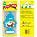 LITTLE TREES Car Air Freshener | Hanging Tree Provides Long Lasting Scent for Auto and Home | Caribbean Colada, 24 Air Fresheners