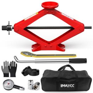 Scissor Jack for Car 2.5 Ton(5512 lbs) Car Jack Kit, Tire Changing kit with Lug Wrench Portable Auto Jack Tool Tire Jack for Car SUV MPV