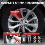 Scissor Jack for Car 2.5 Ton(5512 lbs) Car Jack Kit, Tire Changing kit with Lug Wrench Portable Auto Jack Tool Tire Jack for Car SUV MPV