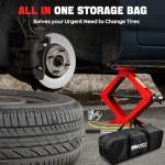 Scissor Jack for Car 2.5 Ton(5512 lbs) Car Jack Kit, Tire Changing kit with Lug Wrench Portable Auto Jack Tool Tire Jack for Car SUV MPV