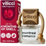 Vilicci Car Air Freshener | Luxurious Auto Perfume | Premium Hanging Air Freshener | Long Lasting Fragrance for Auto and Home | 1 Bottle of Car Scent (1 Count (Pack of 1), Montreal Romance)