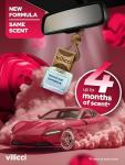 Vilicci Car Air Freshener | Luxurious Auto Perfume | Premium Hanging Air Freshener | Long Lasting Fragrance for Auto and Home | 1 Bottle of Car Scent (1 Count (Pack of 1), Montreal Romance)