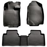 Husky Liners 98361 Fits 2006 Lincoln Zephyr, 2010-12 Ford Fusion, 2010-12 Lincoln MKZ, 2010-11 Mercury Milan - Front Wheel Drive Weatherbeater Front & 2nd Seat Floor Mats